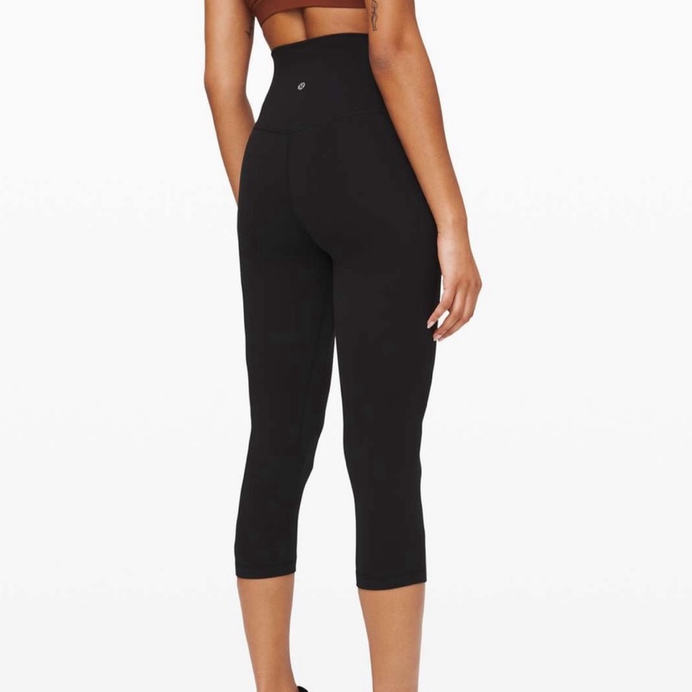 Lululemon Align Crop 21"  Leggings High Rise Black 4